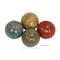 4" Multicolor Ribbed Ceramic Vase Filler Orb Set